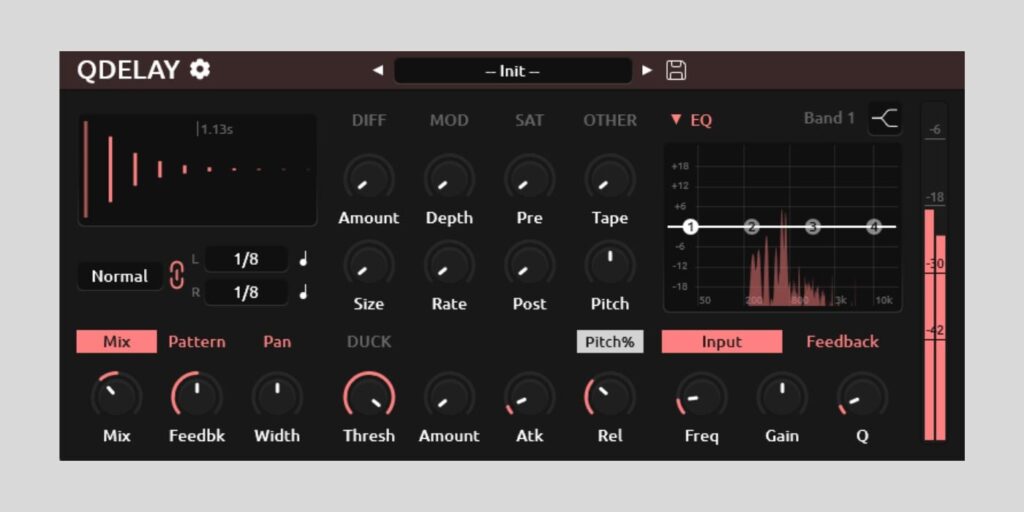 Tilr releases QDelay, a FREE feature-packed dual-delay plugin